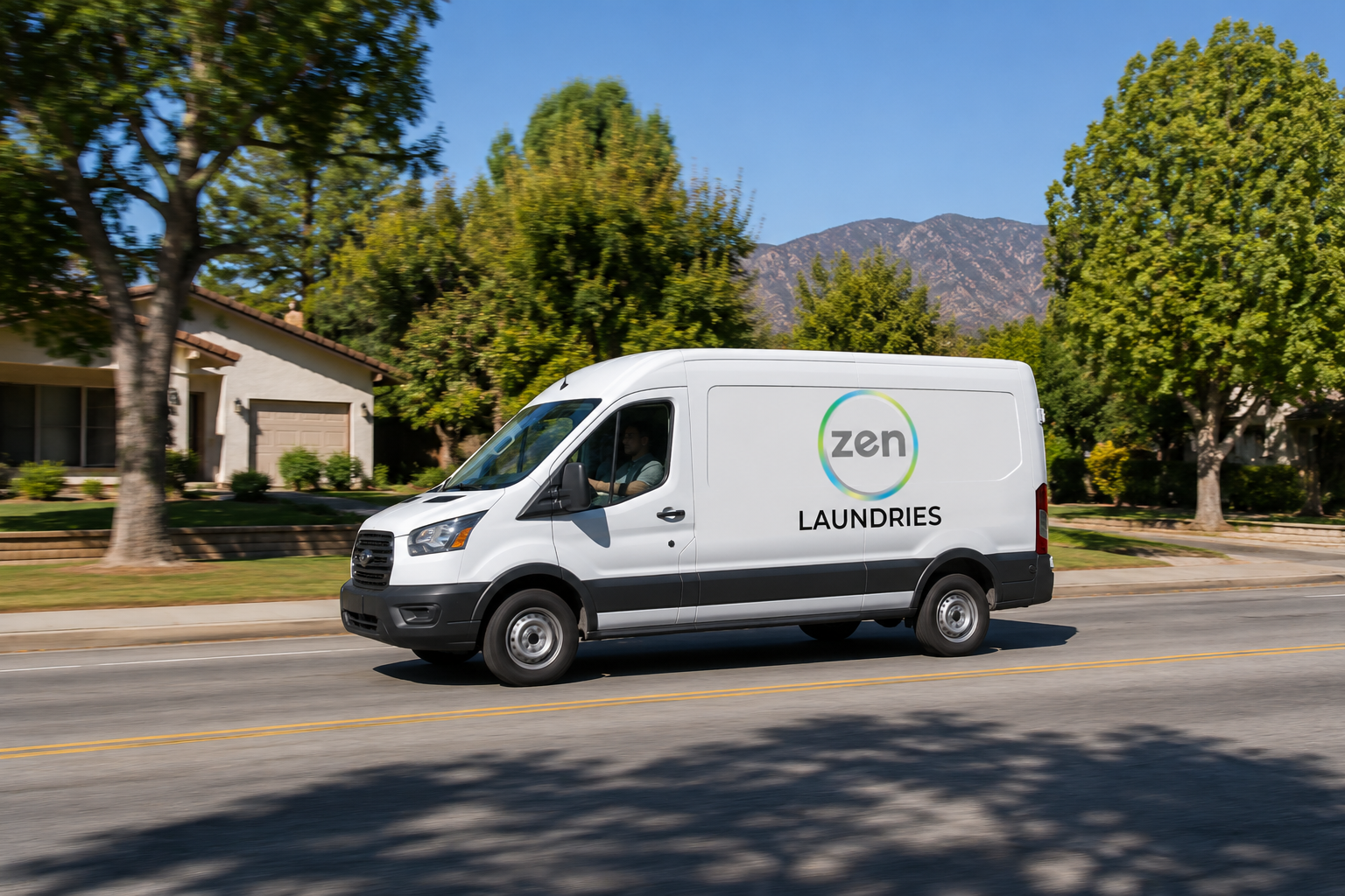 Laundry Delivery Van